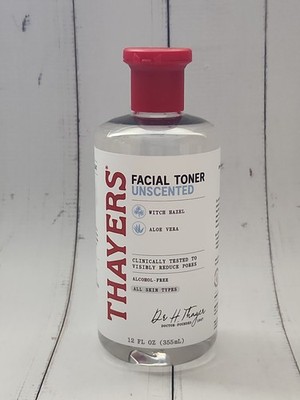Thayers Witch Hazel Aloe Vera Facial Toner, Alcohol Free, Unscented, 12 fl oz