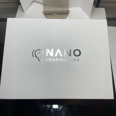 New In Box NANO OTC Hearing Aids 