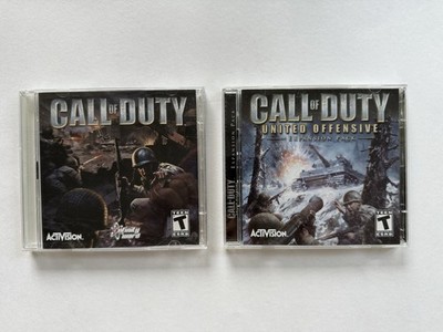 Call of Duty & United Offensive Expansion Pack CD-ROM for PC Orignal Releases