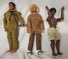 Vintage 1973 Gabriel 10"  Tonto Sundown Kid Action Figures Cloths Outfit Lot 3