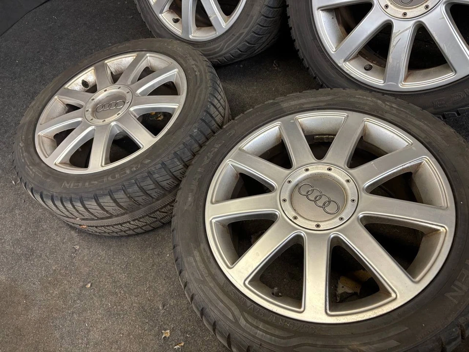 17" AUDI Alufelgen Winterreifen 235 45 Audi A4 B6 A6 4B 7,5x17 ET43 8E0601025AC - Bild 3 von 4