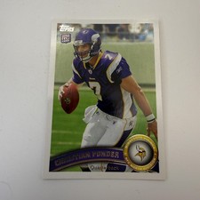 2011 Topps Chrome #165 Christian Ponder Black Refractors #/299