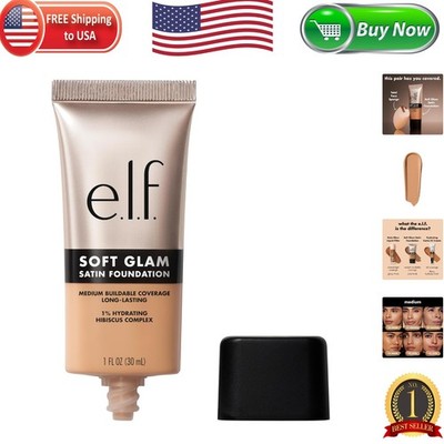 Cruelty-Free Soft Glam Foundation - Breathable, Long-Lasting for All Skin Types