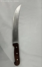 R. H. Forschner Co Victorinox 403-10 Curved Butcher Knife Switzerland Rosewood