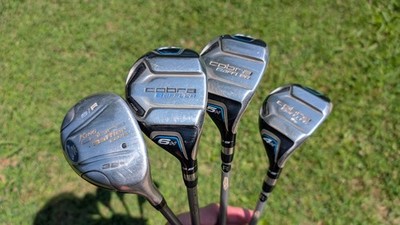 Set of 4 Cobra Baffler Hybrids 4H 5H 6H 7H with Regular Graphite Shafts