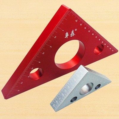 68mm, 88mm Angle Ruler Aluminum Square Woodworking Triangle Small/ Big Measuring