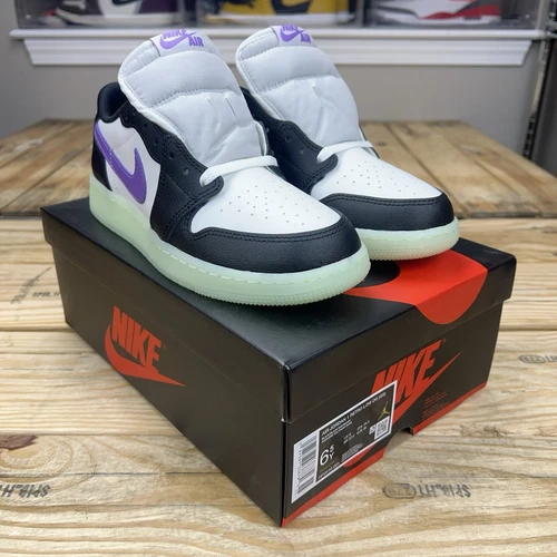 Nike Air Jordan 1 Retro Low OG GS Black Raspberry HF0410 001 taglia 6 5 anni Wmns 8 nuove con scatola