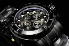 Invicta Men's Watch 32727 Coalition Forces Black Quartz Chronograph 52mm NEW