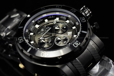 Invicta Men's Watch 32727 Coalition Forces Black Quartz Chronograph 52mm NEW