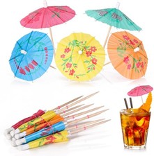  100 PCS Drink Umbrellas Cocktail Picks - for Drinks,...