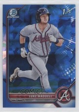 2022 Bowman Sapphire Edition Chrome Prospects Luke Waddell #BCP-48 0r4z