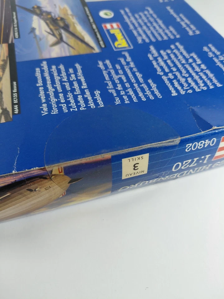 Revell Luftschiff LZ 129 Hindenburg 1:720 Scale Plastic Model Kit Blimp New - Image 3 of 4