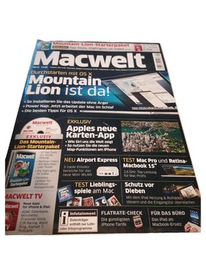 Macwelt 06/2012 OS X Mountain Lion Computer Zeitschrift Apple Mac
