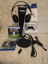 Sony PlayStation 5 Blu-Ray Edition Disc Console Bundle + Headset, Stand FC 25/24