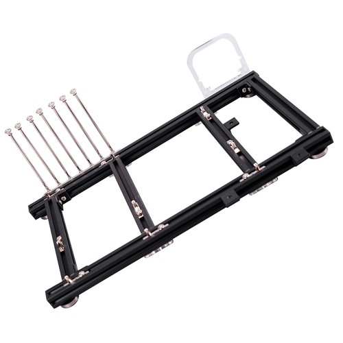 Black DIY Open Frame ATX Computer PC Case Overclocking Test Platform NEW - Afbeelding 5 van 12
