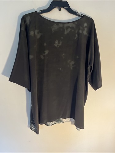 Max Mara Villa Bobcat Graphic 100% Silk L/xl Top - Picture 5 of 13