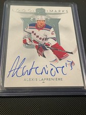 2024-25 Upper Deck The Cup Alexis Lafreniere Logo Marks Auto #LM-AL