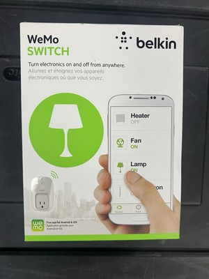 Belkin WeMo Switch WiFi Home Remote Automation Light - App Enabled Phone Control