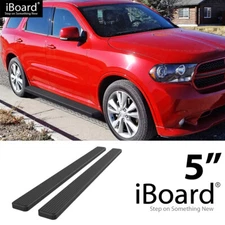 APS Running Board Side Step Side Bars 5in Black Fit Dodge Durango 11-25
