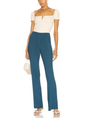 Galvan London Rhea Lounge Pant Women's Size S Color: Peacock