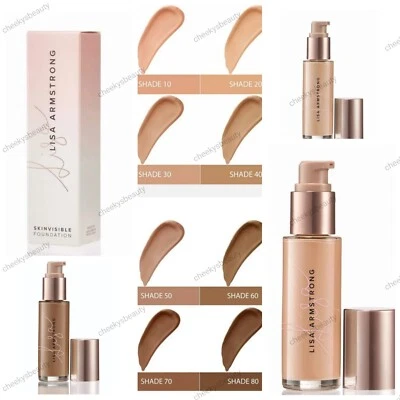 Avon Lisa Armstrong Skinvisible Foundation 30ml - Assorted Shades - New & Boxed