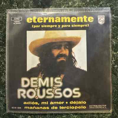 Demis Roussos, Eternamente, 1973 Mexican 7'' EP PS, Pop Ballad
