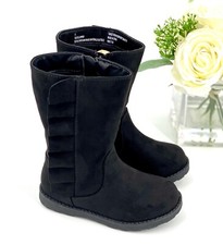 Cat Jack Fashion Boots Toddler Girl s Size 5 Black Faux Suede NEW