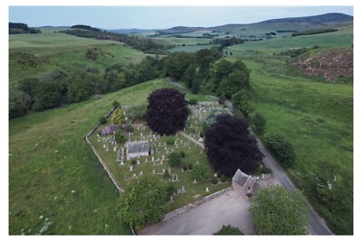 Edzell churchyard, Angus, Scotland, UK  - 18'' x 12'' PRINT - SCOTTISH LANDSCAPES