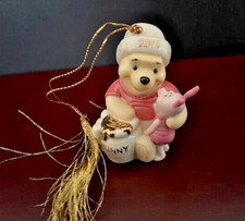 Lenox 2001 "Winnie The Pooh Piglet" Honey Holiday Christmas Ornament NIB w/COA