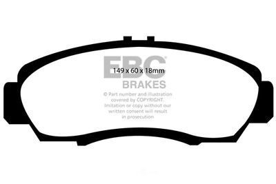 Disc Brake Pad Set-EX, Sedan EBC Brake DP41610R
