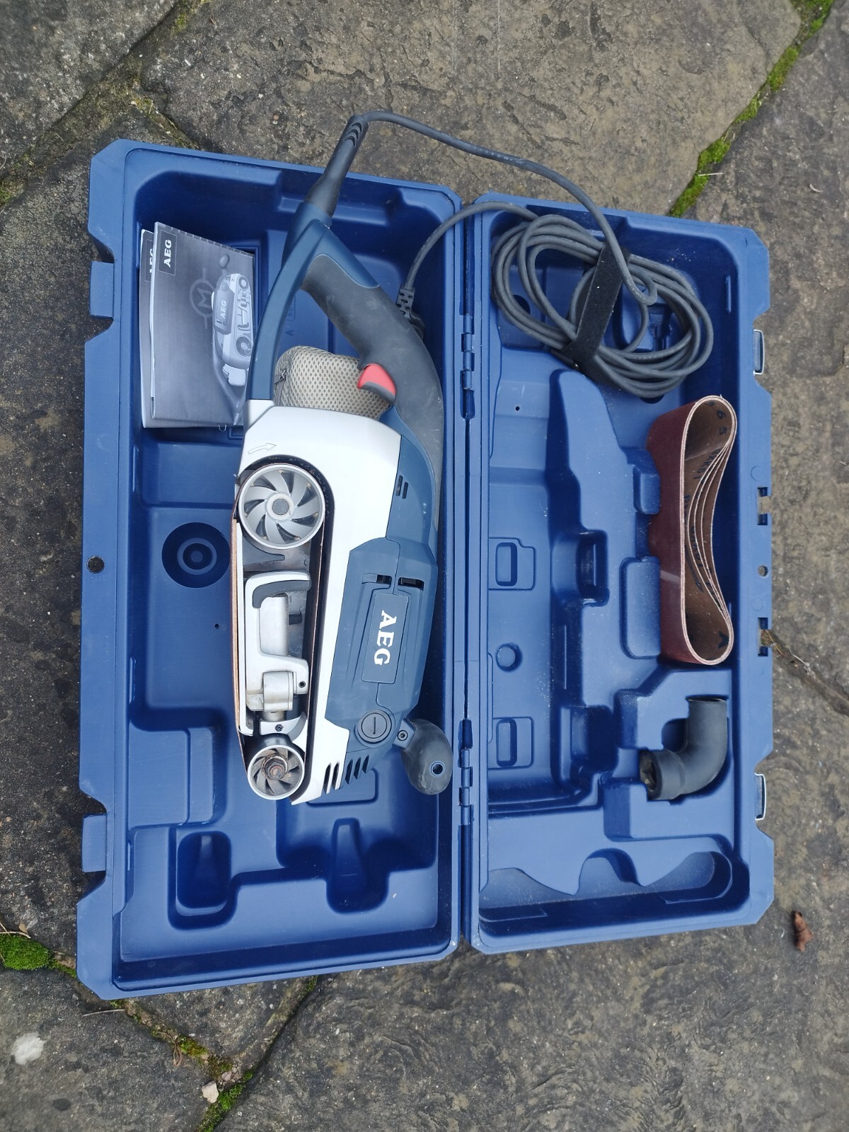 Belt Sander AEG HBS 1000E eBay