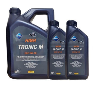 Aral High Tronic M 5W-40 Motoröl 4+2x1 Liter MB 229.5, VW 50200 BMW LL01