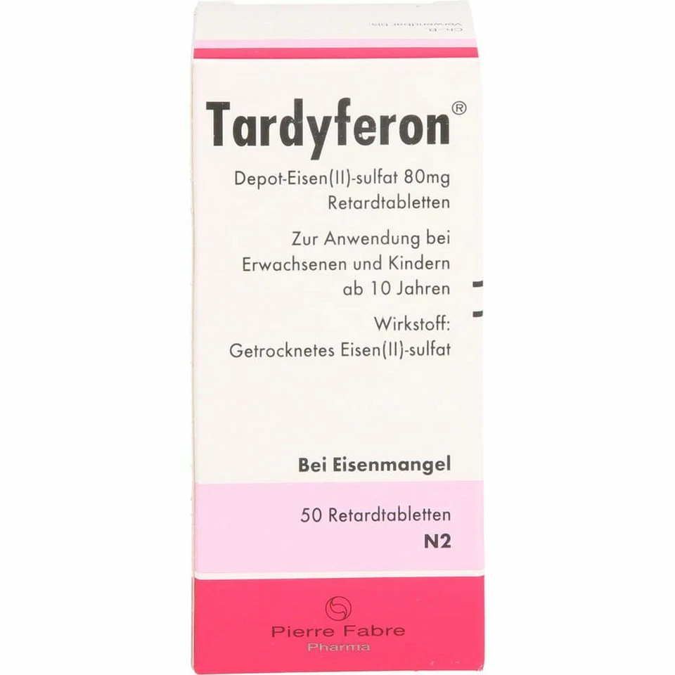 PIERRE FABRE PHARMA GMBH TARDYFERON Retardtabletten 50 St PZN02494035