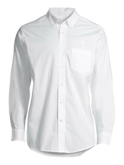 George Mens White Button Down Shirt 