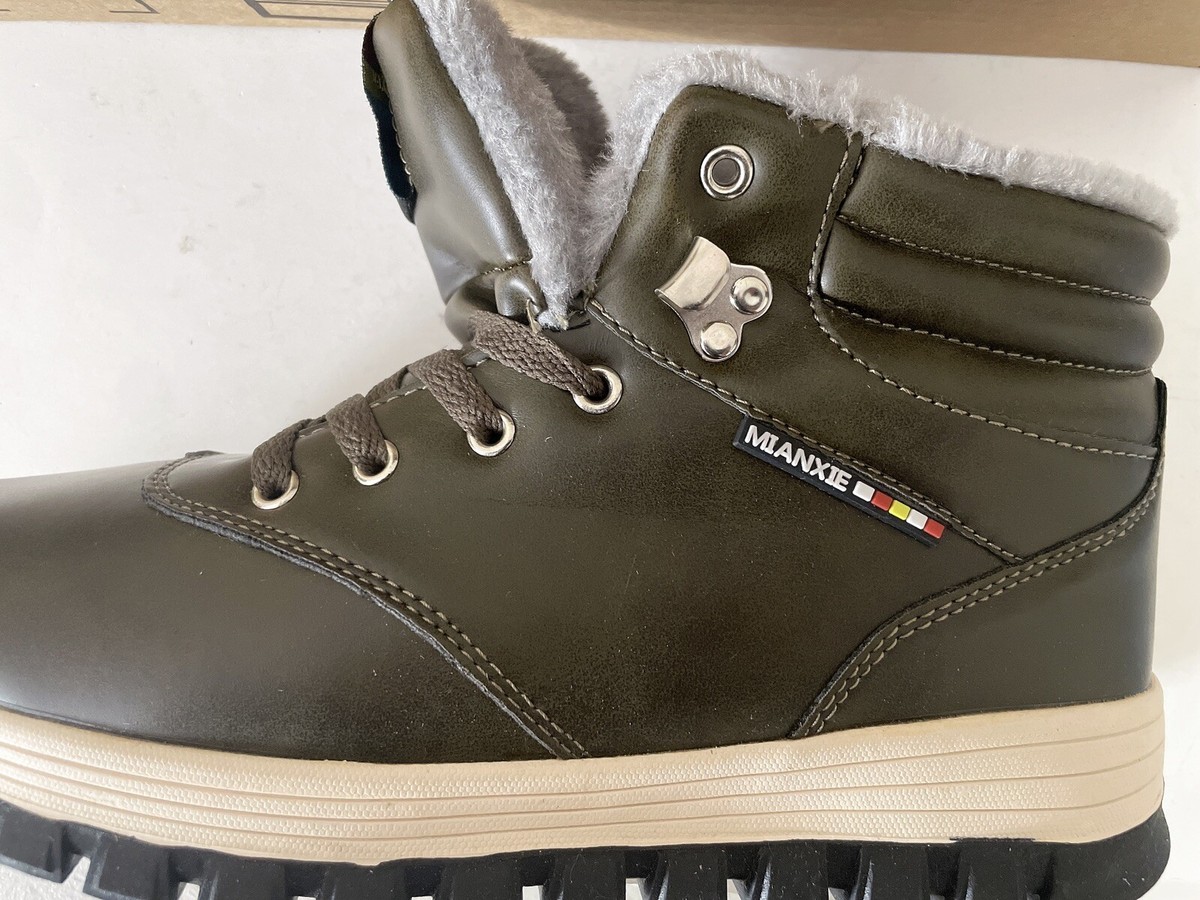 MIANXIE Professional Skateboard Sport Shoes Top Boots Fur 