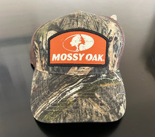 Mossy Oak Patch Hunting Camo Trucker Cap Mesh Baseball Hat Snap Back - NEW