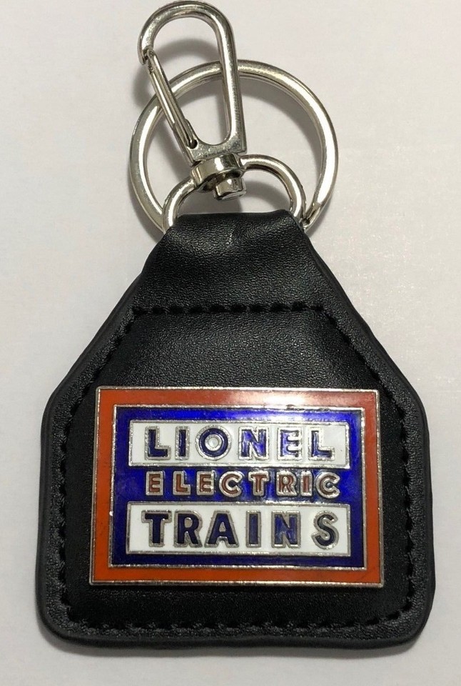 Lionel Electric Trains logo genuine leather vintage key fob H030705F | eBay