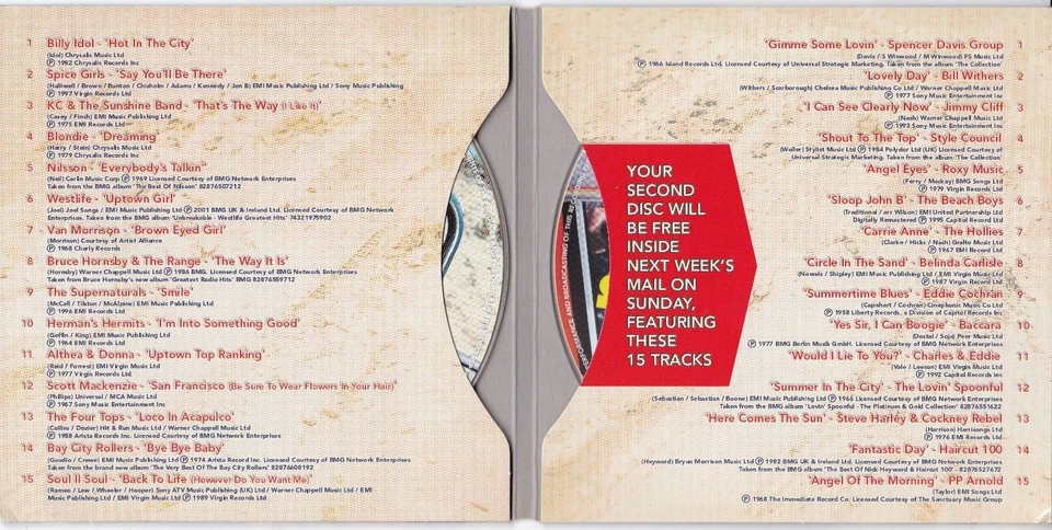 FEELIN' GOOD ( THE MAIL ON SUNDAY Newspaper Double Album ) - Bild 2 von 3