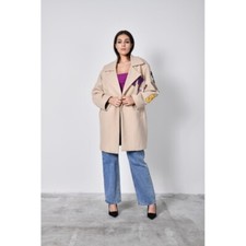JAIME women's beige coat 16120J-CP-1