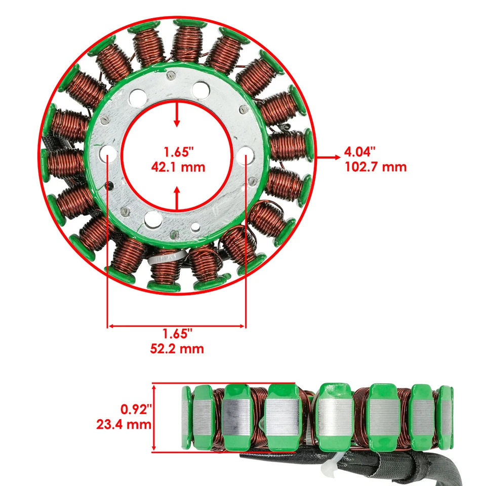 Estator para Honda VTR250 VTR-250 Interceptor VTR 1988 1989 1990 Magneto Foto 2 de 4
