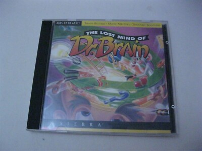 The Lost Mind of Dr. Brain Windows / Mac CD-ROM Sierra 20626831185