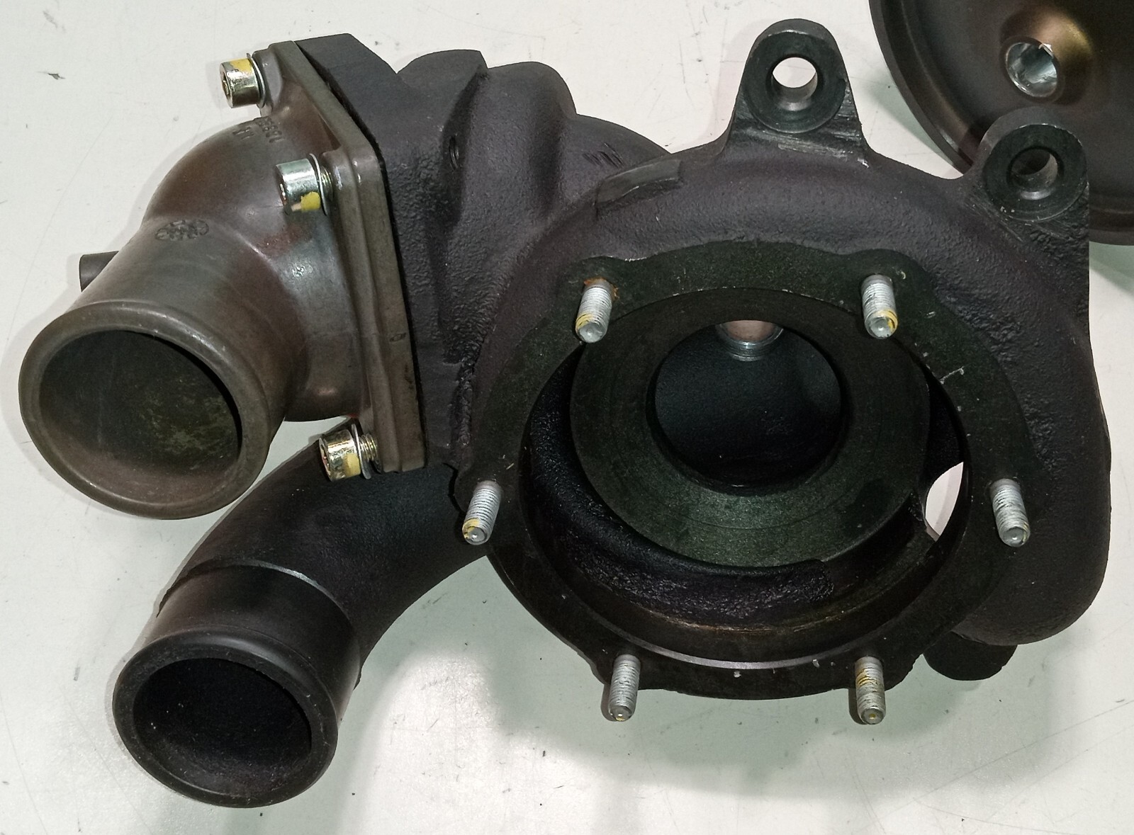 Ferrari 456 550 Water Pump Body_Pulley_153199_Thermostat Housing_NEW_GENUINE_OE