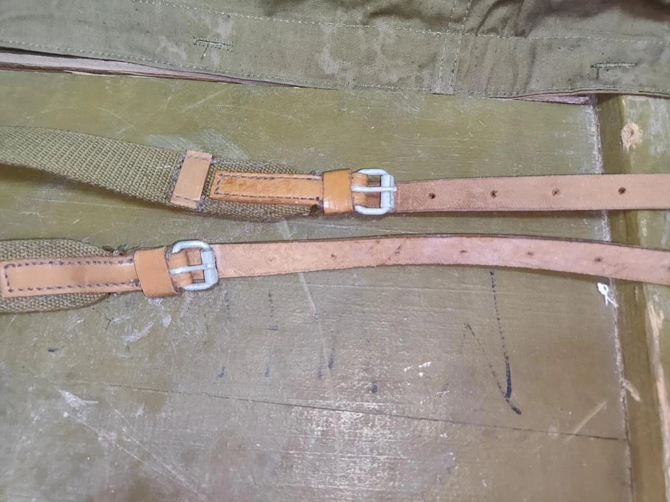 Vintage Sling Carrying Belt , Canvas Strap Russian Soviet Army USSR 1940-60s NOS - Image 3 of 4