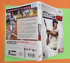 Major League Baseball 2K8 Nintendo Wii, 2008 - Case Art Only