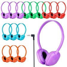 Classroom Headphones Bulk 15 Pack for School KidsWholesale Earphones Class Se...
