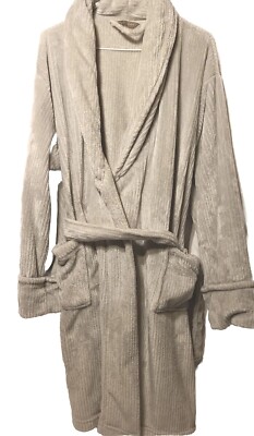 Allonge Cottage Athleisure Granny Super Soft Fleece Trad Wife Short Robe L