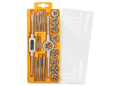 20/39Pc Tap & Die Set Metric M3-M12 Thread Renewing Tools Cutting Threads Handle