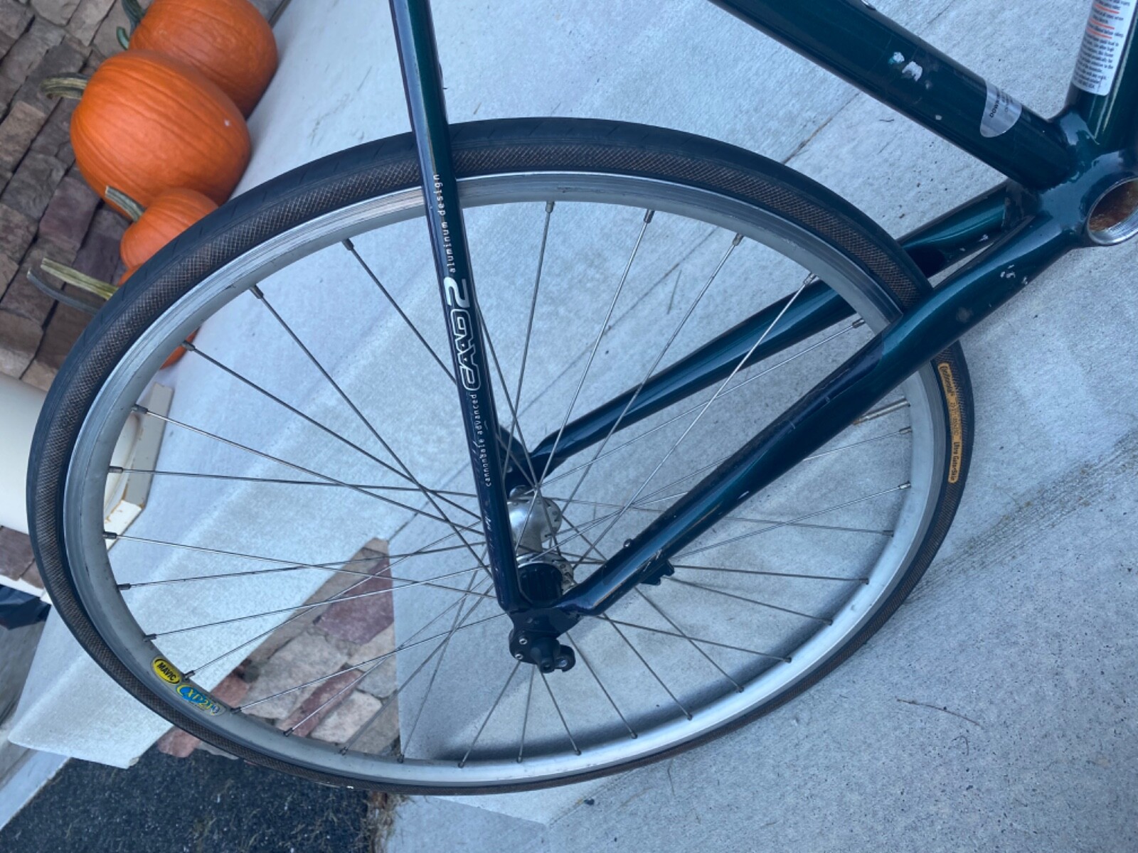 cannondale r800 41cm aluminum frame carbon fork 650c mavic wheels eBay