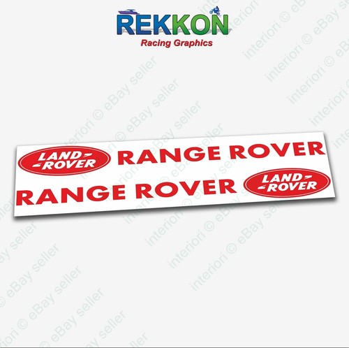 LAND ROVER RANGE ROVER Side Body HighCast Vinyl Decals Stickers ...