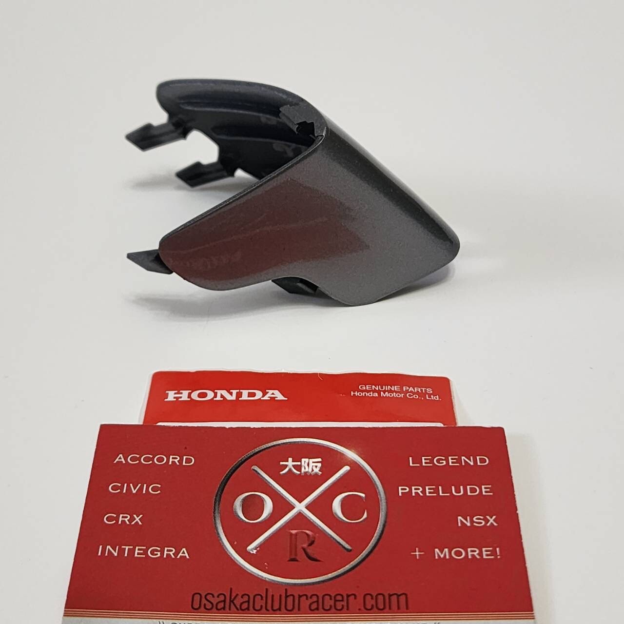 Genuine OEM 91-01 Acura NSX Front Bumper Tow Hook Cover Silverstone Metallic New
